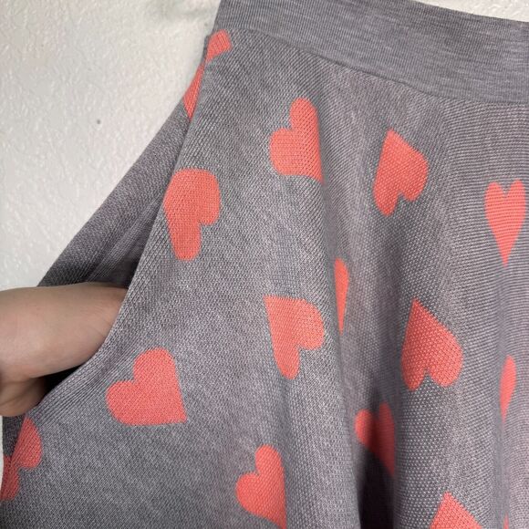 Elhoffer Essential Knit Skirt Women Large Companion Heart Skater Comfy Cosplay - Picture 6 of 11